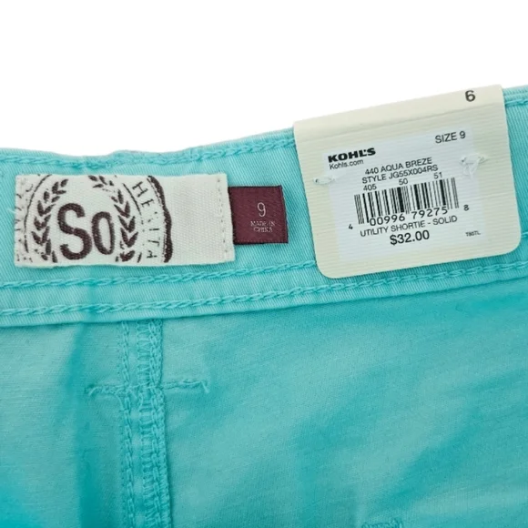 NWT Authentic American Heritage Turquoise Women's Shorts 2.5 - Picture 3 of 4